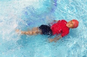 Siddhartha doing swiming