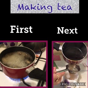 Making tea