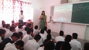 Neha Tiwari teaching