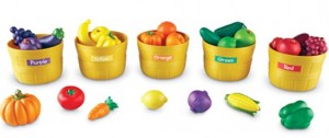 vegetable sorting - color