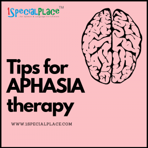 tips for aphasia therapy