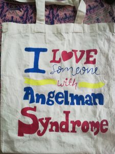 Bags written with Angelman Syndrome