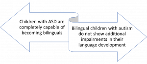Bilingual children with ASD