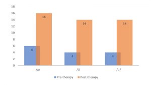 Comparison of Pre and Post therapy