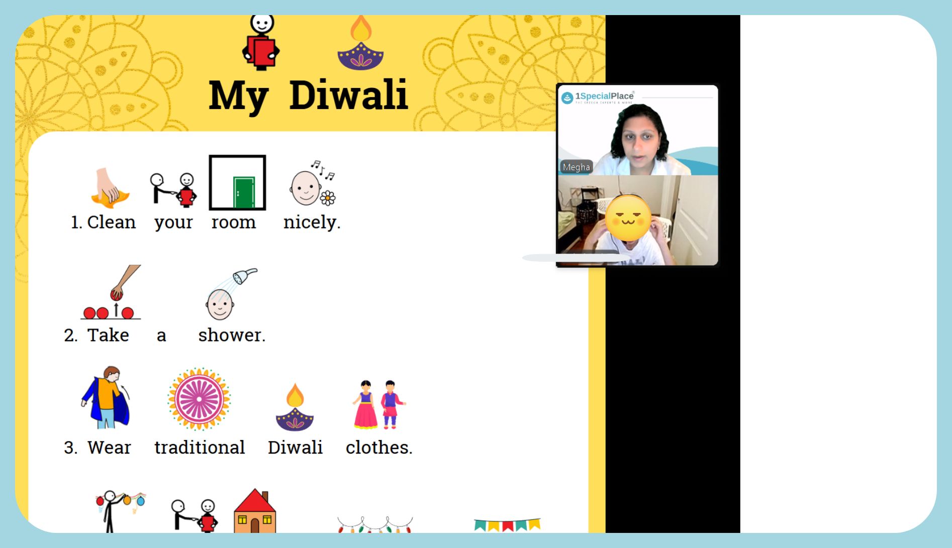 Diwali activity with 1specialplace