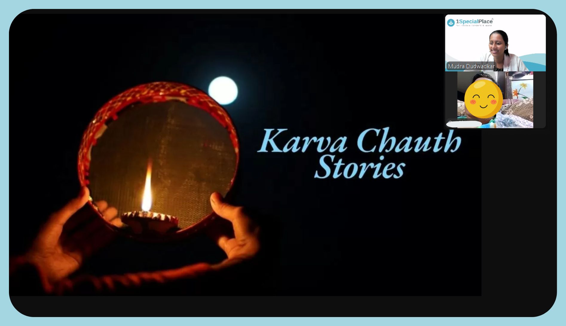 Karwachauth activity with 1specialplace